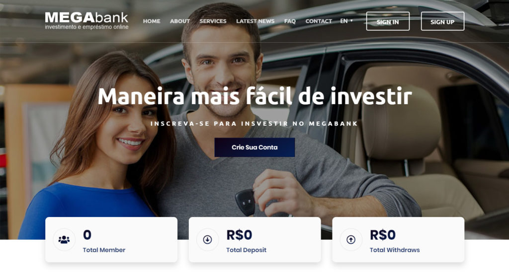 Sistema Banco Investimento Empréstimo online clone do paypal completo com admin