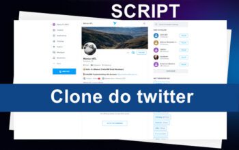 Script Rede Social Twitter Clone Completa com administração
