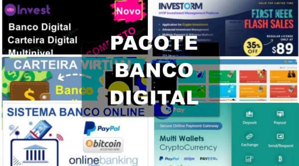 Scripts Banco Digital Pack Promocional Completo